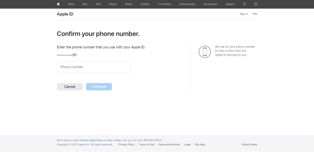 Iforgot Apple Id